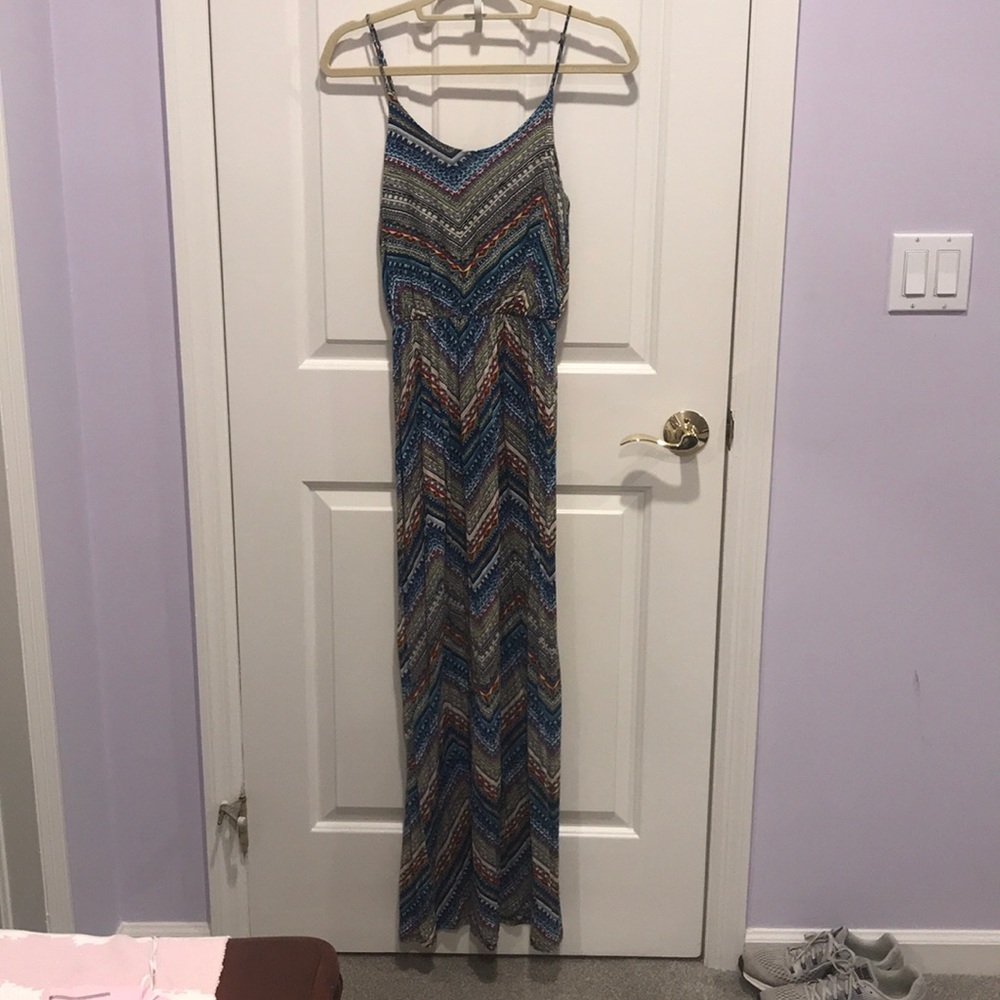 Multi colored maxi dress